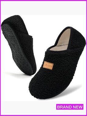 Super Soft Fuzzy Slipper Socks with Non-Slip Rubber Sole Unisex Lightweight